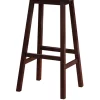 Linon Home Décor Products Sam Saddle Bar Stool