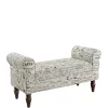 Linon Home Décor Products Finley Linen Bench