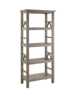 Linon Home Décor Products Larson Driftwood Bookcase