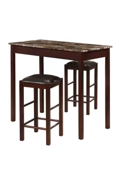 Linon Home Décor Products Booker 3 Piece Tavern Set 5 Linon Home Décor Products Booker 3 Piece Tavern Set -Kiera Sales Store Belk 232
