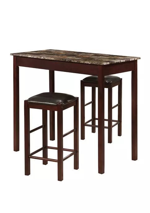 Linon Home Décor Products Booker 3 Piece Tavern Set 3 Linon Home Décor Products Booker 3 Piece Tavern Set - Image 3