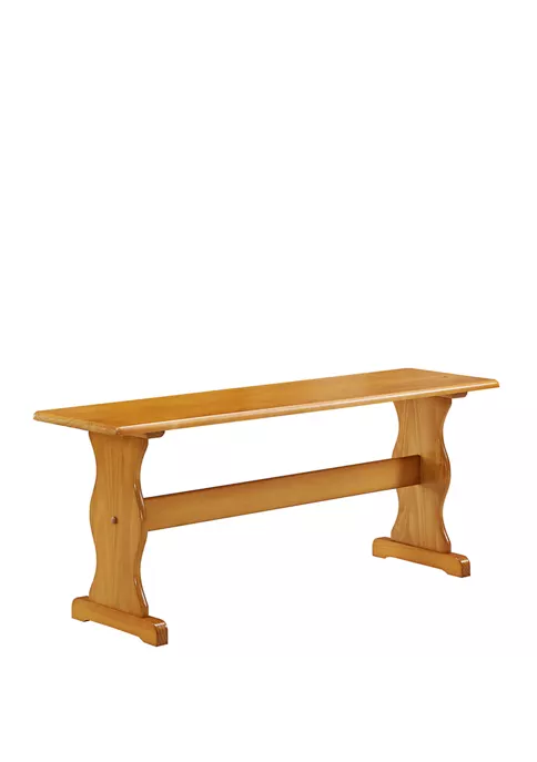 Linon Home Décor Products Audra Natural Bench 1 Linon Home Décor Products Audra Natural Bench