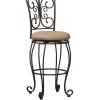 Linon Home Décor Products Indie Gathered Back Bar Stool