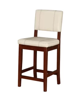 Linon Home Décor Products Tifton Cream Counter Stool