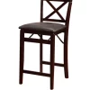 Linon Home Décor Products Luna X Back Folding Counter Stool