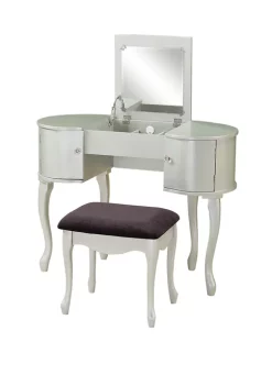 Linon Home Décor Products Kendall Vanity Set -Kiera Sales Store Belk 303