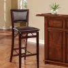 Linon Home Décor Products Lorna Pad Back Folding Bar Stool