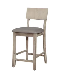 Linon Home Décor Products Jace Gray Wash Counter Stool 5 Linon Home Décor Products Jace Gray Wash Counter Stool -Kiera Sales Store Belk 335
