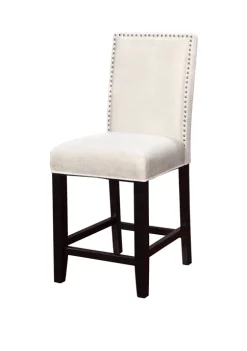 Linon Home Décor Products Weldon Glitz Counter Stool