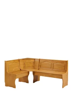 Linon Home Décor Products Audra Natural Corner Unit