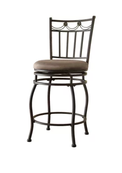 Linon Home Décor Products Morris Swag Counter Stool