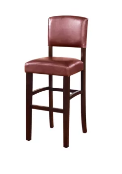Linon Home Décor Products Sedona Red Bar Stool -Kiera Sales Store Belk 388