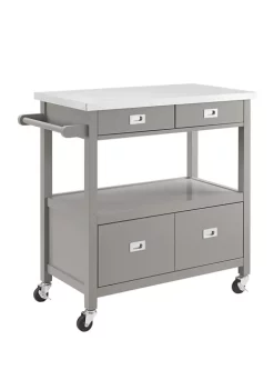 Linon Home Décor Products Davis Kitchen Cart