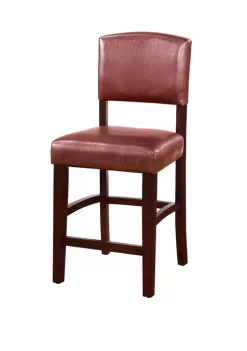 Linon Home Décor Products Sedona Red Counter Stool