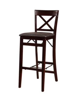Linon Home Décor Products Luna X Back Folding Bar Stool