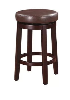 Linon Home Décor Products Natasha Brown Counter Stool