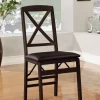 Linon Home Décor Products Luna X Back Folding Chair