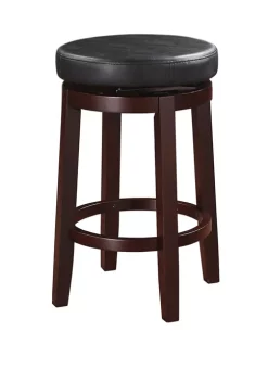 Linon Home Décor Products Natasha Black Counter Stool