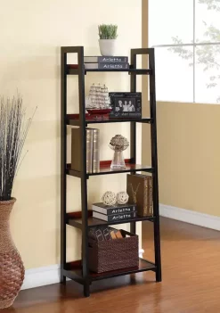 Linon Home Décor Products Reid Five Shelf Bookcase -Kiera Sales Store Belk 85